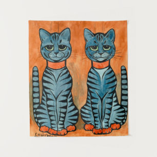Tenture Twins de Louis Wain