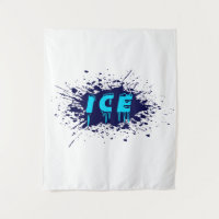Typographie de Graffiti de Glace Design d'Art de R