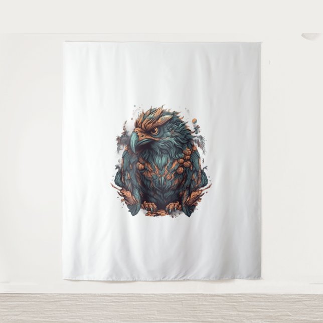 Tenture Un aigle mystique (Devant)