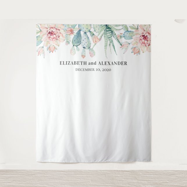 Tenture Un arrière-plan mariage réussi. Arrière - plan Cac (Devant)