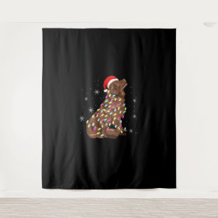 Tenture Un cadeau léger de Noël à Terre-Neuve amoureux de