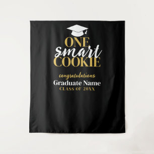 Tenture Un cookie intelligent - Moderne Black Gold Graduat