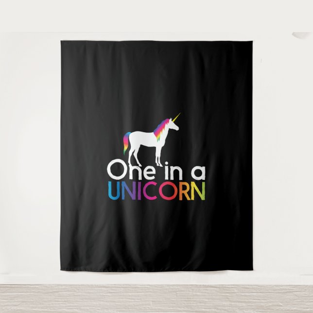 Tenture Un dans une licorne (Devant)