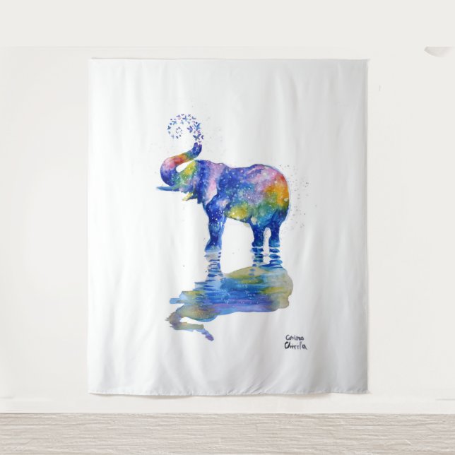 Tenture Un joli éléphant (Devant)
