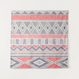 Tenture Un motif ethnique rayé sans pareille. Tribal et az
