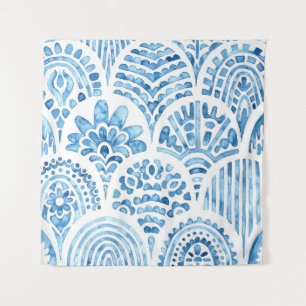 Tenture Un motif marocain sans couture. Carrelage vintage.