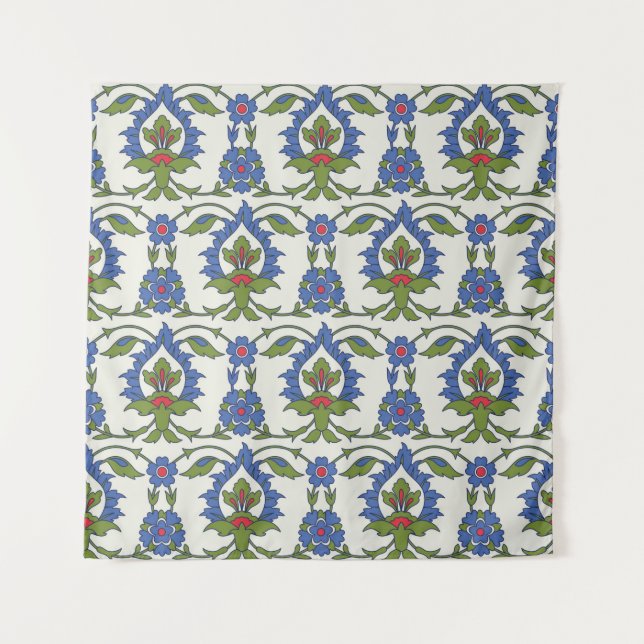 Tenture Un ornement traditionnel arabe sans couture. Turc, (Devant)