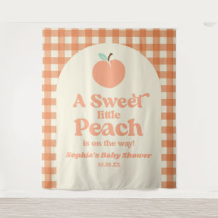 Tenture Un Petit Baby shower Rose Orange Sucré De Fruit Pe