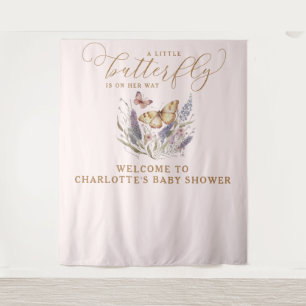 Tenture Un Petit Papillon Est En Chemin De Baby shower