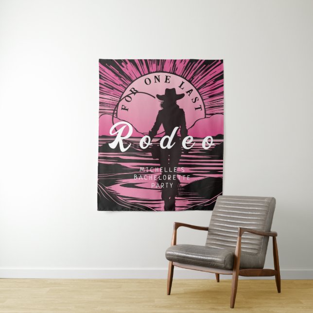 Tenture Une dernière Rodeo Bachelorette (En situation)