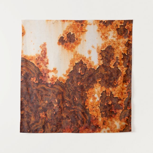Tenture Une vieille corrosion tache la surface rouillée (Devant)