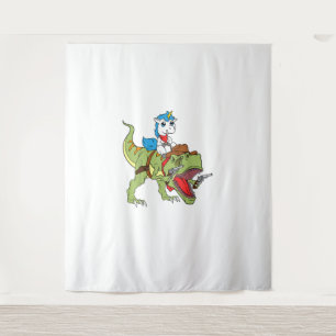 Tenture Unicorn équitation Dinosaur Enfants Garçons Filles