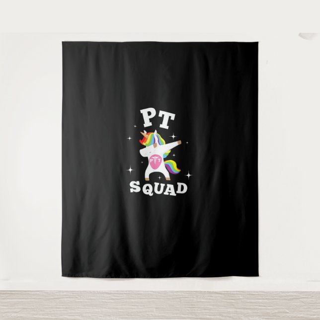 Tenture Unicorn Pediatric Rainbow PT Squad Chemise physiqu (Devant)
