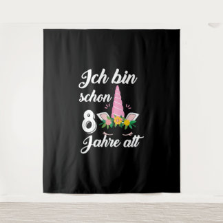 Tenture Unicorne Je suis l'Anniversaire de la licorne depu