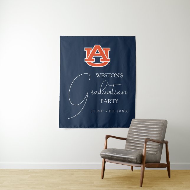 Tenture Université d'Auburn | Fête de fin d'études (En situation)