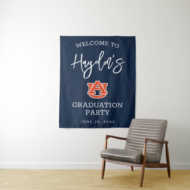 Tenture Université d'Auburn | Fête de remise des diplômes (En situation)