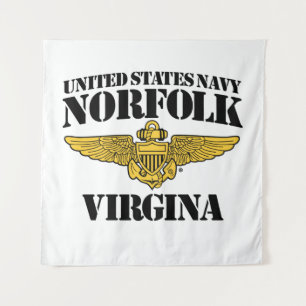 Tenture USN Norfolk Tapestry Virgina