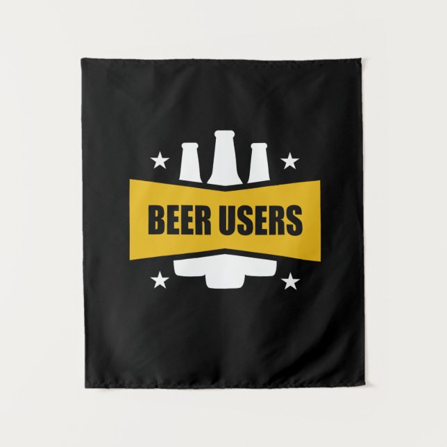 Tenture Utilisateurs de bière fiers (Devant)