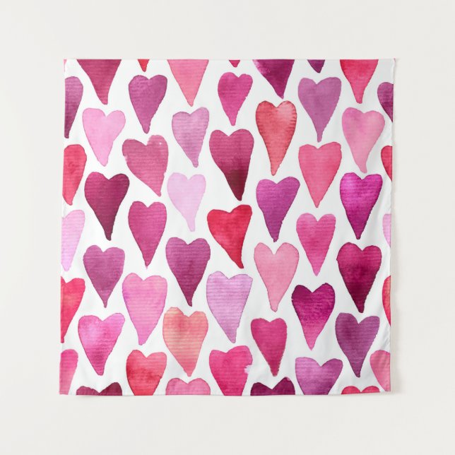Tenture Valentine jour sans couture motif (Devant)