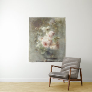 Tenture Vase avec roses par Margaretha Roosenboom