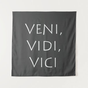 Tenture Veni vidi vici