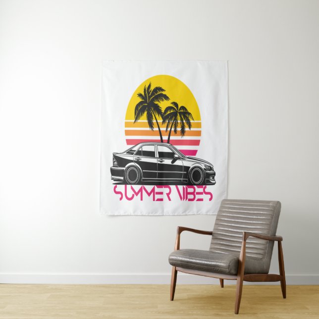 Tenture Vibes d'été (En situation)
