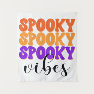 Tenture Vibes Éffrayantes rétro Super Vintage Halloween
