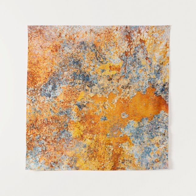 Tenture Vieille texture rouille. Grunge arrière - plan en  (Devant)