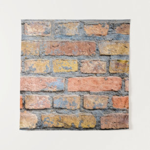 Tenture Vieux mur de brique texture arrière-plan architect