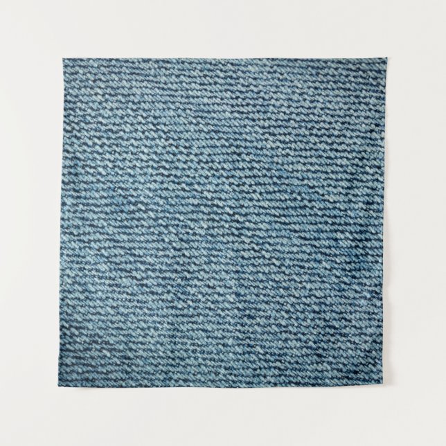 Tenture Vieux tissu denim texture arrière - plan. abstrait (Devant)