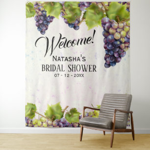 Tenture Vignoble méditerranéen de raisin Jardin Fond