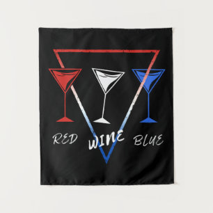 TENTURE VIN ROUGE BLEU FÊTE DU 4 JUILLET JOUR DE CÉLÉBRATI
