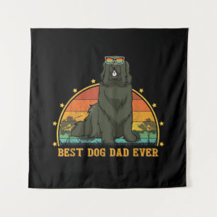 Tenture Vinatge Best Newfoundland Chien Papa Jamais Amoure