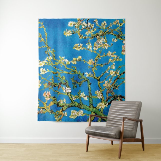 Tenture Vincent Van Gogh - Amandier en Fleurs Beaux-Arts (En situation)