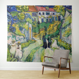 Tenture Vincent van Gogh - Escalier à Auvers