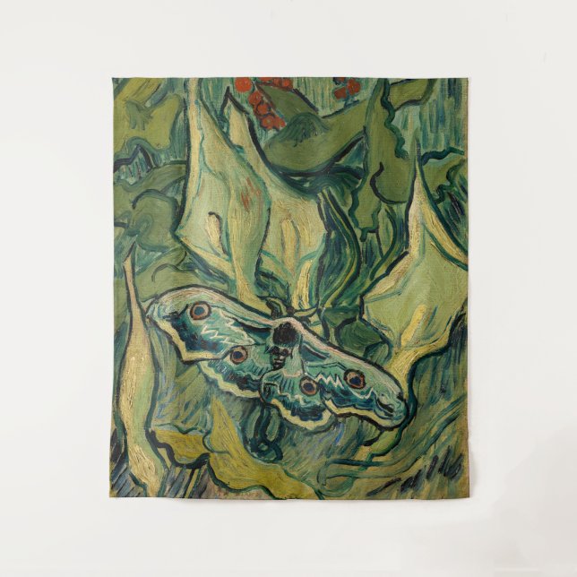 Tenture Vincent van Gogh - Giant Peacock Moth (Devant)