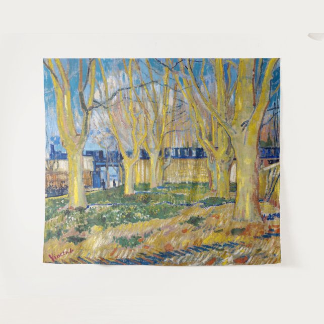 Tenture Vincent van Gogh - Le Train Bleu (Devant (Horizontal))