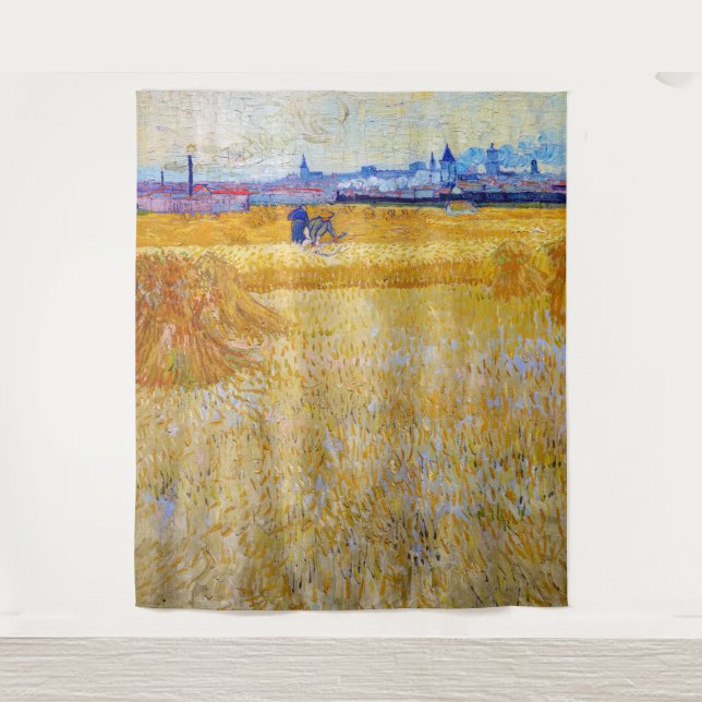 Tenture Vincent van Gogh - Les Moissonneurs (Devant)