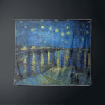 Tenture Vincent van Gogh - Nuit étoilée sur le Rhône<br><div class="desc">Nuit étoilée sur le Rhône / Nuit étoilée sur le Rhône - Vincent van Gogh,  Huile sur toile,  1888,  Arles</div>