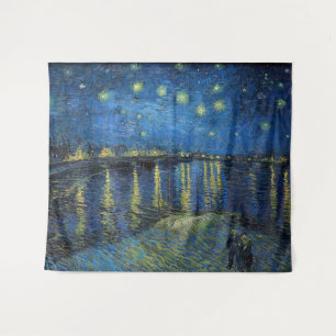 Tenture Vincent van Gogh - Nuit étoilée sur le Rhône