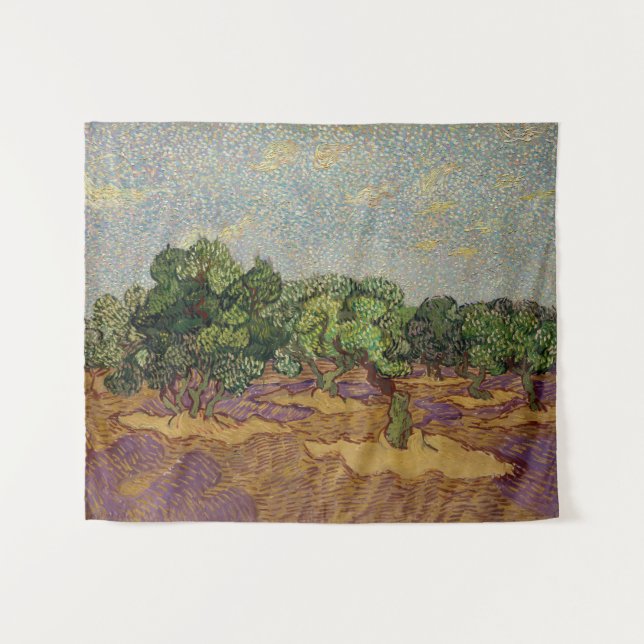 Tenture Vincent van Gogh - Oliviers (Devant (Horizontal))