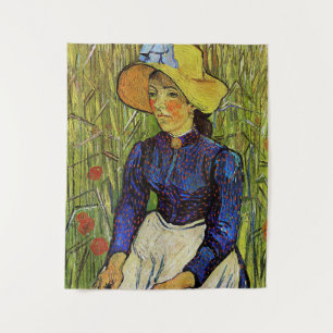Tenture Vincent van Gogh - Paysanne en chapeau de paille