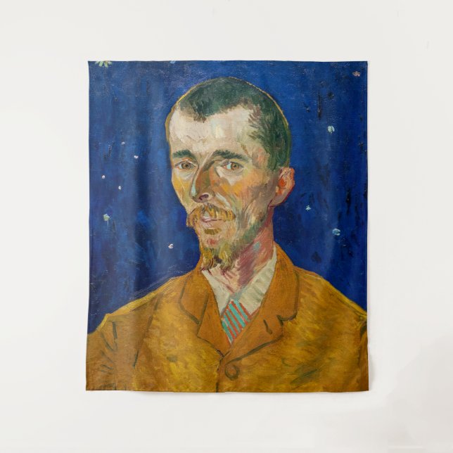 Tenture Vincent Van Gogh - Portrait d'Eugene Boch, Arles (Devant)
