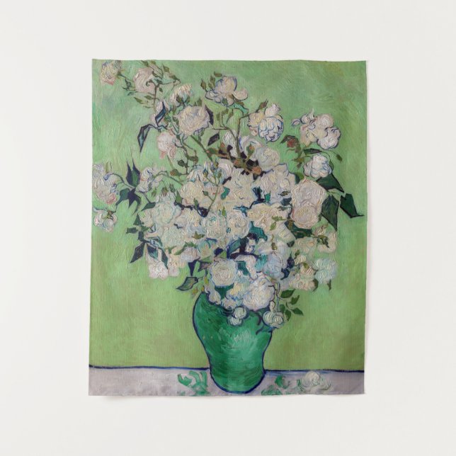 Tenture Vincent van Gogh - Roses (Devant)