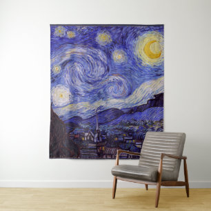 Tenture Vincent Van Gogh Starry Nuit Vintage Art