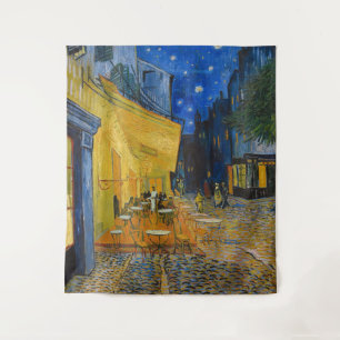 Tenture Vincent van Gogh - Terrasse de café la nuit