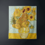 Tenture Vincent Van Gogh - Vase avec douze tournesols<br><div class="desc">Vase avec douze tournesols / Vase avec douze douze tournesols - Vincent Van Gogh,  août 1888 - Sunflowers 1888 troisième version (F456)</div>