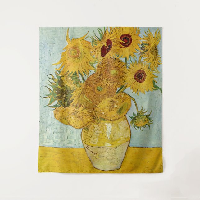 Tenture Vincent Van Gogh - Vase avec douze tournesols (Devant)