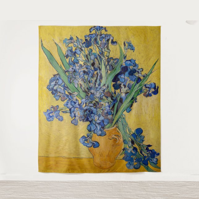 Tenture Vincent van Gogh - Vase avec Irises (Devant)