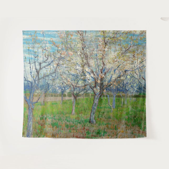 Tenture Vincent van Gogh - Verger Rose (Devant (Horizontal))